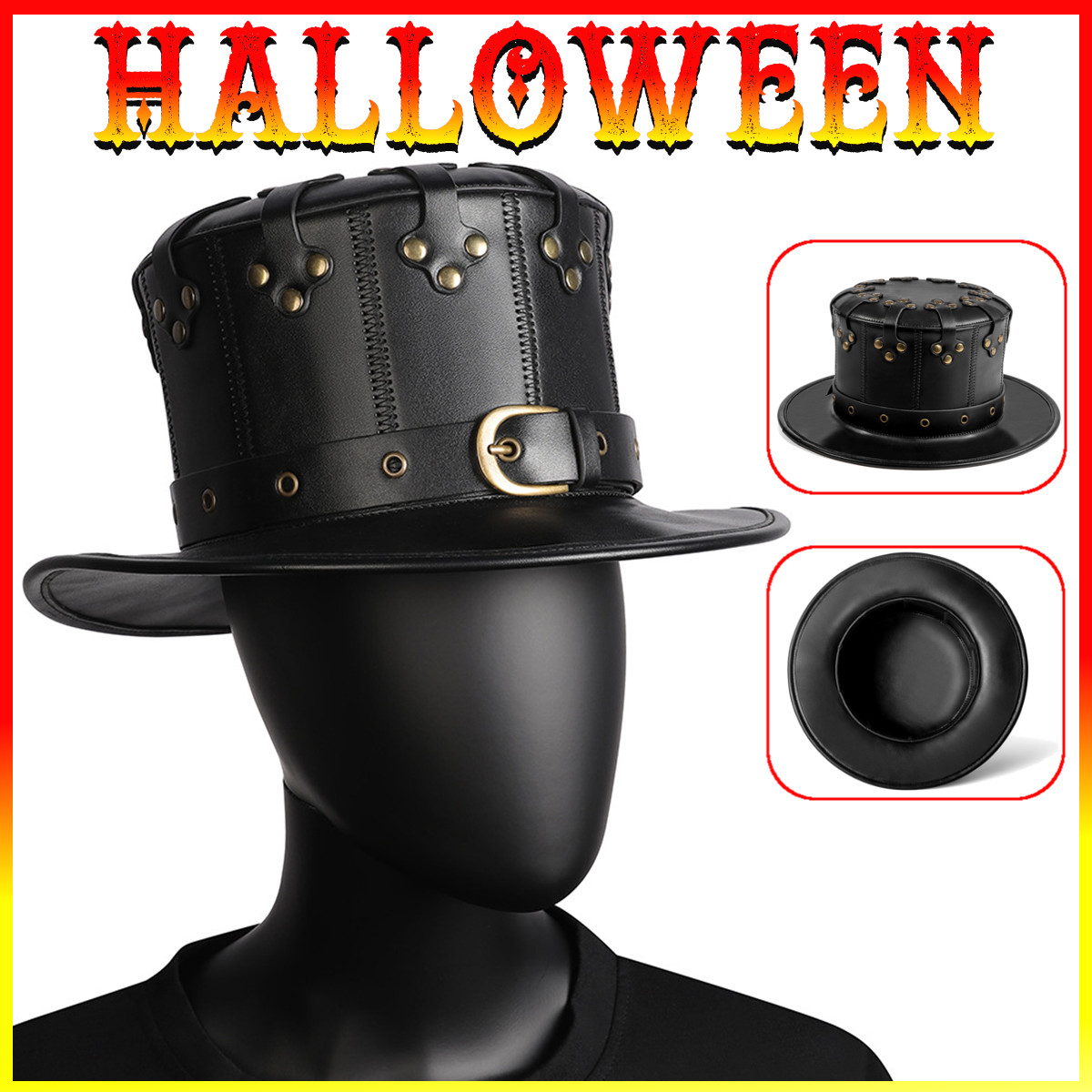 Steampunk Gothic Hat Cosplay Costume 