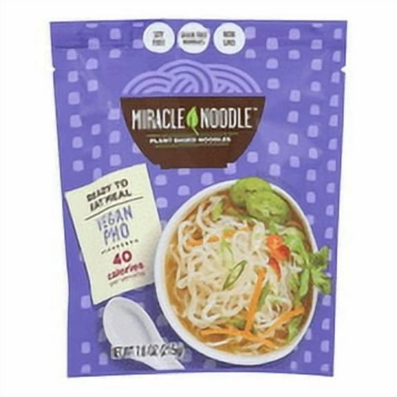 Miracle Noodle Soy Free Grain Free Ready To Eat Meal Vegan Pho Noodle Cup, 215 gm [Pack of 6]