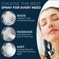 thumbnail image 3 of Cabezal de ducha portátil HammerHead Showers®, 3 pulverizadores, 2.5 GPM, 3 of 9