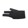 thumbnail image 1 of 6xProfessional Billiard Left Hand Three Finger Open Fingertip Glove Black, 1 of 5