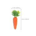 thumbnail image 2 of LOLIPPYY 10Pcs Realistic Orange Fake Carrots for Easter Festive Decor and Kitchen Prop Use, 2 of 8