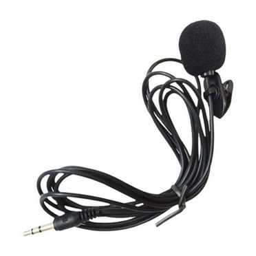 Wired Mini Lavalier Microphone 3.5mm Jack For Computer Loudspeaker& K4L4
