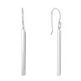 thumbnail image 1 of Sterling Silver Bar Style Drop Earrings With Euro Wire Clasp, 1 of 1