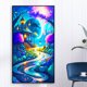 thumbnail image 1 of Cuadros Decorativos Diamond Painting 5D DIY Full Round Drill Path Home Decor Art Craft (A7537) DQrwqpou embutido en tela, 1 of 7
