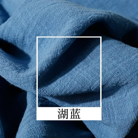 Xiao Hua Blue Cotton Hemp Sewing Clothing Fabric -1 piece 39.37 × 51.18 inches DIY home decoration materials such as tablecloths dresses shirts napkins etc Xiao Hua Blue Cotton Hemp Sewing Clothing Fabric -1 piece 39.37 × 51.18 inches DIY home decoration materials such as tablecloths dresses shirts napkins etc