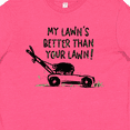 thumbnail image 4 of Inktastic Father's Day Dad My Lawn's Better than Your Lawn Youth T-Shirt, 4 of 5