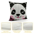 thumbnail image 4 of COMIO  Panda Pillow Covers, Panda Gifts for Girls, Panda Bear Gifts, Just a Girl Who Loves Pandas Pillow Case, Cute Panda Gifts for Panda Lovers, Panda Decor, 4 of 5