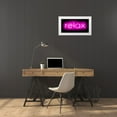 thumbnail image 3 of Carr, Hailey 32x18 White Modern Wood Framed Museum Art Print Titled - Neon Relax PB, 3 of 4