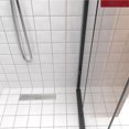 thumbnail image 6 of SUS304 Stainless Steel 12 Inch Linear Rectangular Removable Square Hole Grate Brushed Shower Drain, 6 of 6