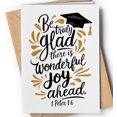 thumbnail image 1 of Tarjeta de graduación de un religioso cristiano con un versículo de la Biblia, 1 of 6