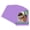 Pansy Purple, variant on Purple Iris Picture Frame Mat for 10x12 Frames - Oval Opening for 8x10 Photos - 10 Mats
