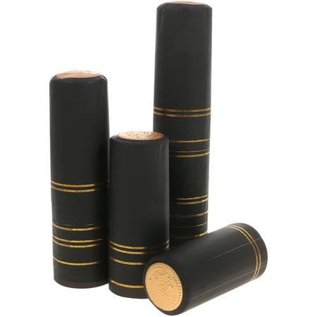 

BESTONZON 100Pcs Heat Shrink Capsuled Wine Shrink Caps Shrink Bottle Film Stoppers Wrap for Wine