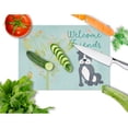thumbnail image 2 of Caroline's Treasures Welcome Friends Black Staffie Glass Cutting Board Large, 2 of 2