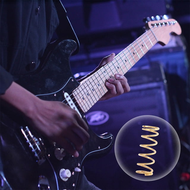 WEUVEB 18Ud Resortes Metálicos Dorados Para De Guitarra Y Bajo Con Rendimiento Y Resistencia