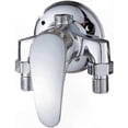 thumbnail image 1 of Single Lever Wall-Mounted Faucet for Hot and Cold Water in Chrome Finish, 1 of 5