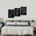 thumbnail image 4 of 3 Pieces Music Wall Decor Art Chalk Stick Figure Canvas Wall Art Music Room Decor Music Art Wall Decor Classroom Posters Music Artwork Guitar Giftss for Home Ready to Hang 12x16x3, 4 of 6