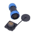 thumbnail image 2 of Enchufe De Cable De Aviación, Conector De Alimentación Impermeable AC380V Contactos De Cobre Resistentes A La Corrosión Para Comunicaciones Para Instrumentaciones, 2 of 7