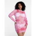 thumbnail image 2 of Hot Girl Summer by Megan Thee Stallion Women's and Women's Plus Thee Mesh Coverup Dress, Sizes XS-3X, 2 of 6