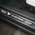 thumbnail image 3 of Ford Mustang Real Carbon Fiber 4 Pcs Universal Door Sill Step Protector Guard Decal Plates Guard Plate, 3 of 6