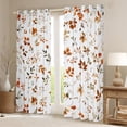 thumbnail image 2 of Manfei Western Garden Leaf Curtains Pack of 2 (42x84 Each), Rustic Farmhouse Curtains Blackout, Teen Kid Adult Female Bedroom Curtains, Window Curtains Bedroom Decor, 2 of 6