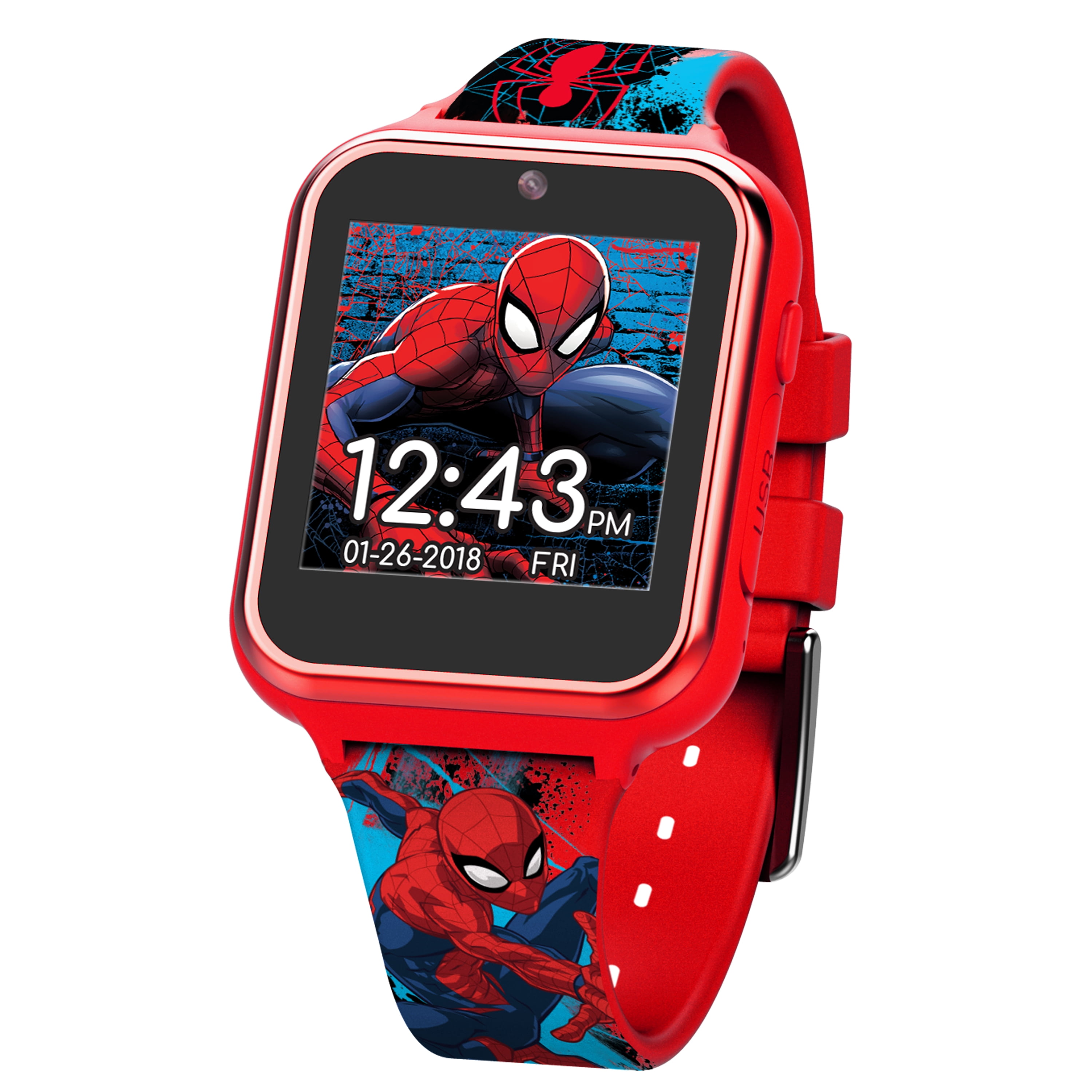 Spider Man Spiderman Itime Kids Smart Watch 40 Mm Walmart Com Walmart Com