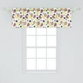 thumbnail image 2 of Ambesonne Fruit Window Valance, Modern Art Yummy Summer, 54" X 18", Multicolor, 2 of 3