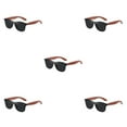 thumbnail image 1 of Youkk Protection de Monture Légère en Bois Naturel Mode Options d'Objectif Coloré à la Mode Noir 5 Ensembles, 1 of 6