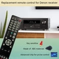 thumbnail image 3 of Replacement Remote for Denon AV Receiver | Compatible with AVR-S760H, AVR-X3800H, AVR-X4800H, RC-1239, RC-1228 & More Models, 3 of 6