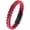 Red, variant on Handmade Braided Leather Bracelet, Black Stainless Steel Clasp, Mens, Cool Classic Stylish