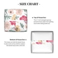 thumbnail image 5 of Lsque Cute Cartoon Sloth Printed Tissue Box Cover Holder, Facial Paper Organizer Dispenser,Square with Bottom Belt, PVC Leather Decorative Organizer, 5 of 8