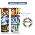 thumbnail image 3 of Anime Curtains for Bedroom Drapes Slayer Tanjirou Inosuke Kyoujurou Print Design Window Treatments Curtain Panel Set, 2-Panels, 52" W x 84" L, 3 of 8