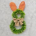 thumbnail image 2 of Dopebox Easter Wreaths for Front Door, Spring Easter Wreath Easter Decorations Floral Wreath with Bunny & Eggs, Easter Wreath Rabbit Ear Decoration Door Hanging Vines Wreath for Front Door (C), 2 of 7