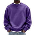 thumbnail image 2 of fatyb Men's Crew Neck Sweatshirts Casual Long Sleeve Loose Pullover Athletic Outdoor Workout Sweat Shirts, 2 of 5