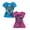 Blue 1PCS & Hot Pink 1PCS, variant on Women's Shirts Clothes Vintage Graphic Tee Y2k 2000s Goth Top Women Short Sleeve Streetwear, Pack of 2 (Blue 1PCS & Hot Pink 1PCS, M)