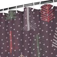 thumbnail image 3 of Shower Curtain for Bathroom Merry Christmas Bathroom Curtain Waterproof Modern Bath Curtain Hooks Included,72x72Inch, 3 of 5