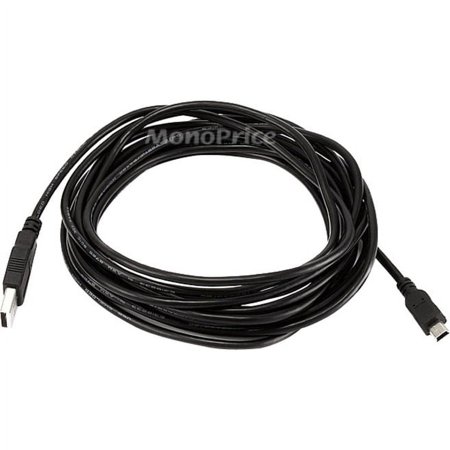 UPC: 0844660038986 | Monoprice USB 2.0 Cable 15 ft.L Black 3898