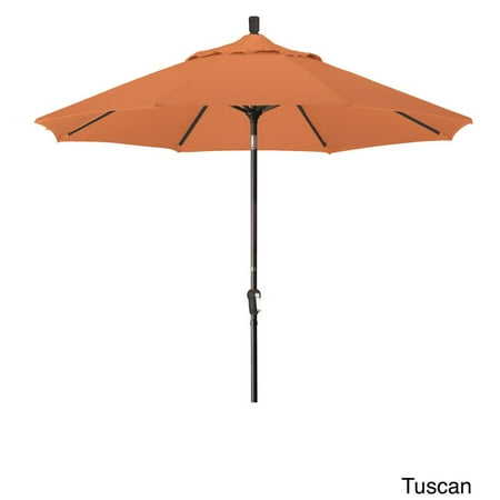Havenside Home North Bend 9-foot Sunbrella Crank Open Auto-tilt Bronze Umbrella by Tuscan