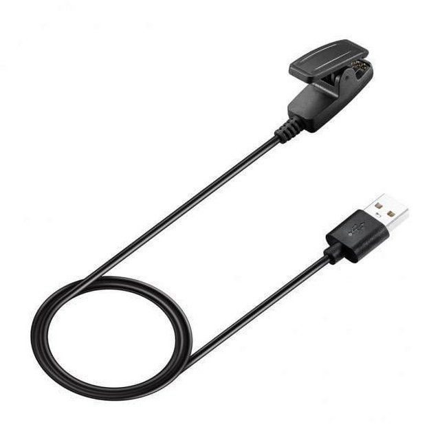 Reemplace el cable de carga USB,Adaptador de base de cable de carga USB de repuesto negro,Cable cargador magnético portátil de 39 pulgadas y 3,3 pies.,soporte para pulsera clip 4 piezas