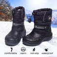 thumbnail image 2 of Nova Utopia Boys Girls Snow Boots NFWB12 BlackPattern 2, 2 of 5