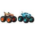 thumbnail image 6 of Hot Wheels Monster Trucks Demolition Doubles, 2-Pack of 1:64 Scale Toy Trucks (Styles May Vary), 6 of 10
