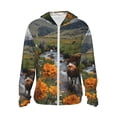 thumbnail image 2 of Lsque Mountain Cows Flower Stream UPF 50+ Lightweight Sun Protection Men's Women's Long Sleeve Shirt, Hoodie Performance -XX-Large, 2 of 9