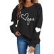 thumbnail image 3 of TaTaai Hoodies Shirts for Women Early Fall Long Sleeve Tops Vintage Graphic Outfits Tops Fashion Pullover Tees Gift, 3 of 9