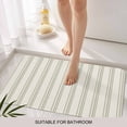 thumbnail image 3 of Sage Green Striped Door Mat&nbsp;Indoor Outdoor Entrance, Non Slip Rug for Kitchen Bathroom Entryway Rug, Modern Farmhouse Green Stripes Washable Doormat Floor Mat for Office Home Decor 24x36 Inch, 3 of 8