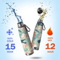 thumbnail image 2 of Modern 29oz Stainless Steel Insulated Thermos with Tea Filter, 360° Printed Travel Bottle, Leakproof BPA-Free Flask with Anti-Slip Base, 304 Inner & 201 Outer, Vacuum Cup, 2 of 6