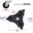 thumbnail image 4 of Lightweight Move-It 4-Inch Tri-Dolly - 200 lb Load Capacity, Perfect for DIY, 4 of 5