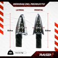 thumbnail image 3 of Direccionales Para Moto Rasen Led Triangular Universal    rojo, 3 of 3