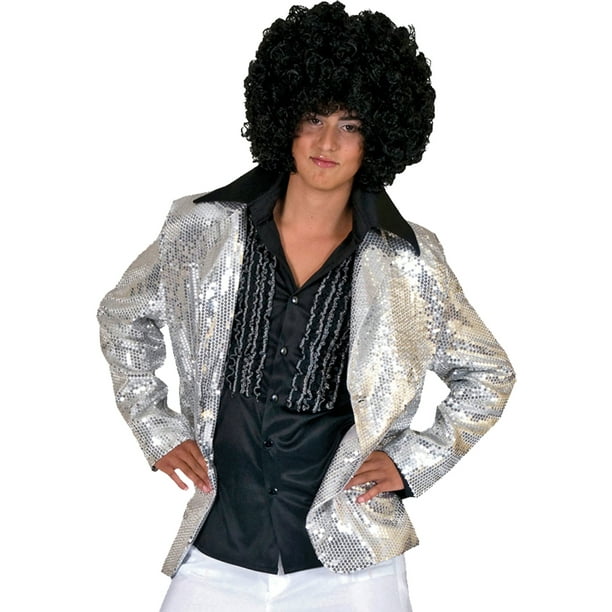 Silver Disco Jacket Adult Halloween Costume 