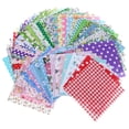 thumbnail image 1 of MasteelfCA 50Pcs 10x10cm DIY Patchwork Of Handmade Cotton Cloth for Handmade DIY（Colorful）, 1 of 7