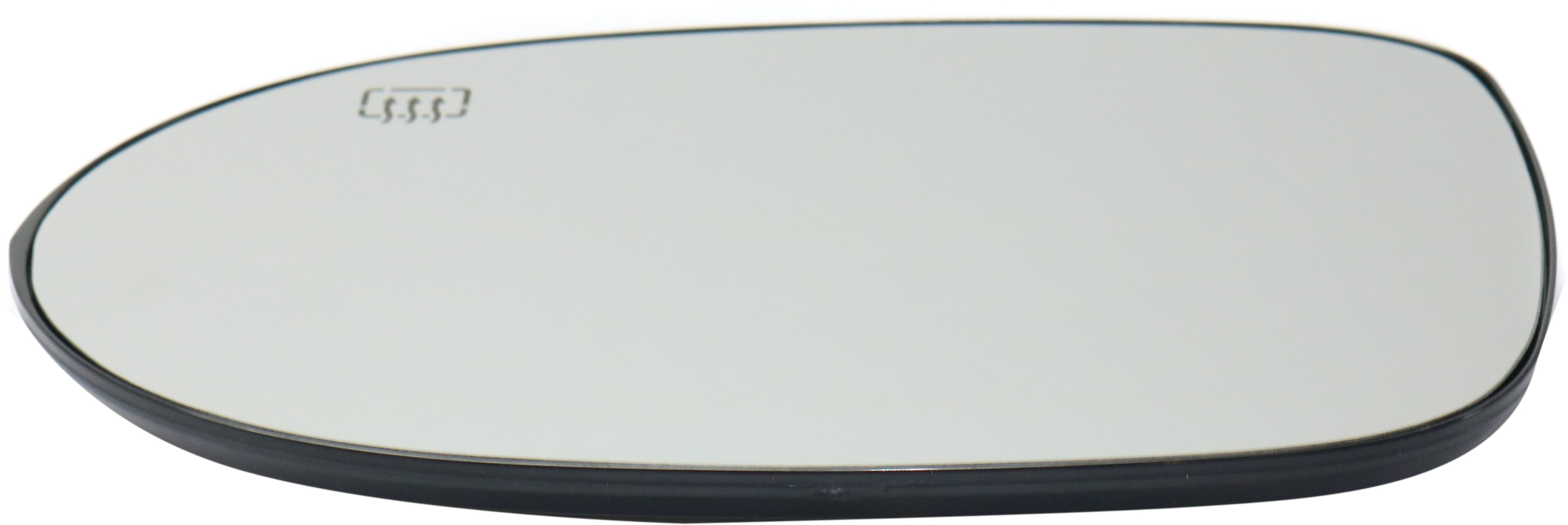 Mirror Glass Compatible With 2007-2017 Jeep Compass 2007-2012 Dodge Caliber Left Driver Side Heated Kool-Vue