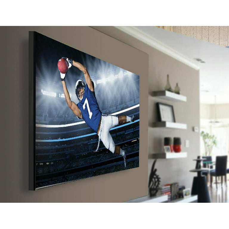 QualGear QG-TM-002-BLK Universal Ultra-Slim Low-Profile Fixed Wall Mount  for 37-70 LED Flat Panel TVs